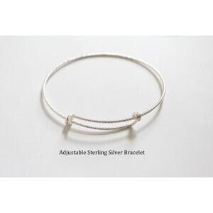 Sterling Silver Tiny Heart Bead Charm, Small Heart Bead Charm, Simple Heart